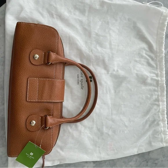 Kate Spade Tan Leather Satchel - Picture 2 of 4